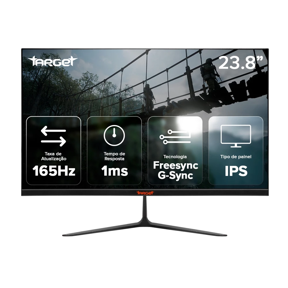 Imagem Monitor Gamer TGT Altay Neo 23.8" FHD IPS - 1ms, 165Hz, FreeSync/G-Sync, HDMI/DP (TGT-ATTNEO-BL01)