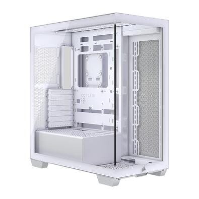 Imagem Gabinete Gamer Corsair 3500X Tempered Glass Mid-Tower Branco - CC-9011277-WW