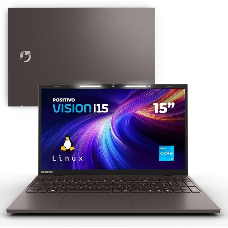 Imagem Notebook Positivo Vision i15 Lumina Bar Intel Core i3 11ª gen 8GB RAM 512GB SSD Tela 15 Polegadas Full HD Antirreflexo