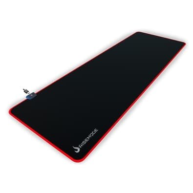 Imagem Mousepad Gamer Rise Mode RGB, Estendido (900x300mm), Preto