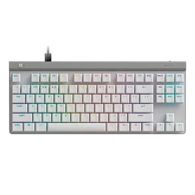 Imagem Teclado Mecânico Gamer Logitech G515 com Design TKL - Branco 