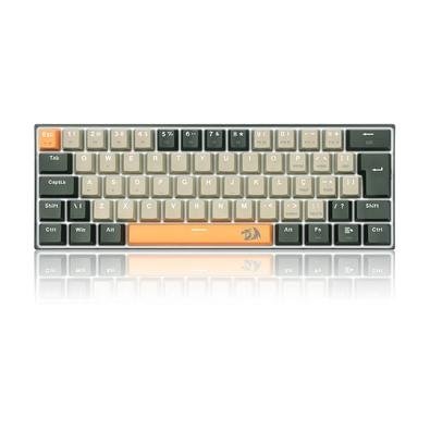 Imagem Teclado Gamer Redragon Lakshmi, Switch Brown,  Layout 60%, ABNT2 , Preto - K606-OG&GY&BK (PT-BROWN)