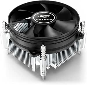 Imagem C3Tech Cooler FC-20BK para Processador Intel conector de 3 pinos com 7 lâminas 2200 RPM