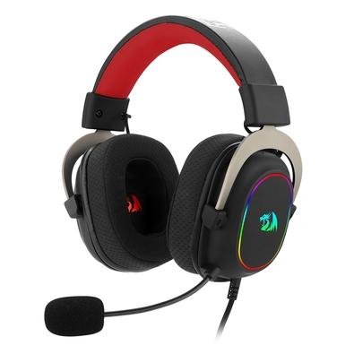 Imagem Headset Gamer Redragon Zeus X, Chroma Mk.II, RGB - Preto e Vermelho 