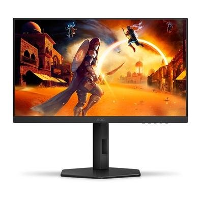 Imagem Monitor Gamer AOC 27" Full HD, IPS, 180Hz, 0,5ms, HDMI e DP, W-LED, Antireflexo, Ajuste de Altura, Preto - 27G4/P