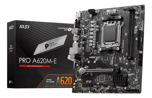 Imagem Placa Mãe Msi Pro A620m-e MATX DDR5 AM5 
