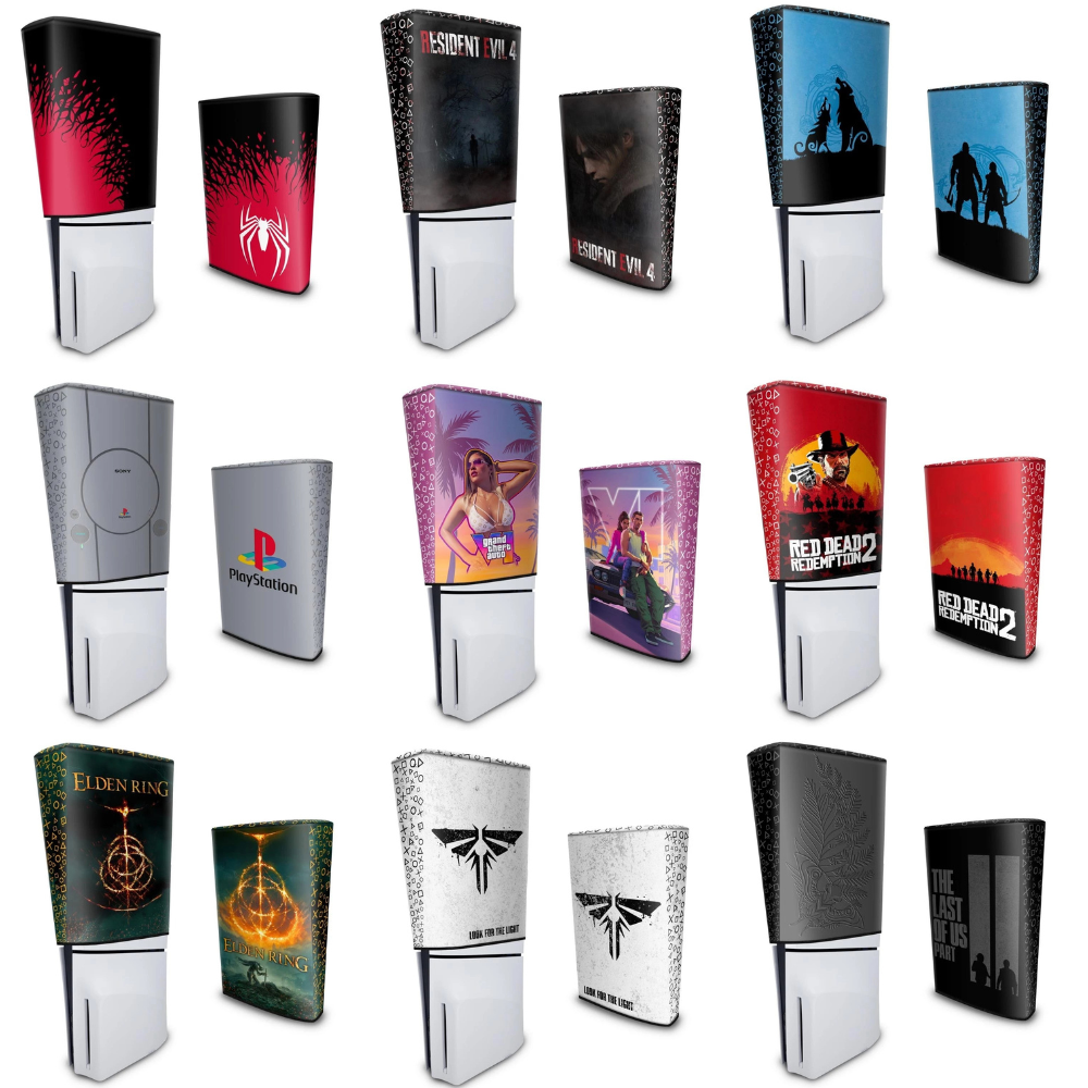 Imagem Capa Anti Poeira Vertical para PlayStation 5 Slim - Diversos Modelos
