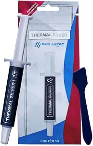 Imagem Pasta Térmica Thermal Silver Seringa 5G Prata Implastec