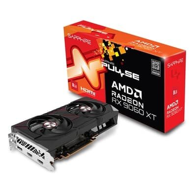 Imagem (Pré-venda) Placa de Vídeo SAPPHIRE RX 9060 XT PULSE AMD Radeon, 8GB, GDDR6 FidelityFX, RDNA 4