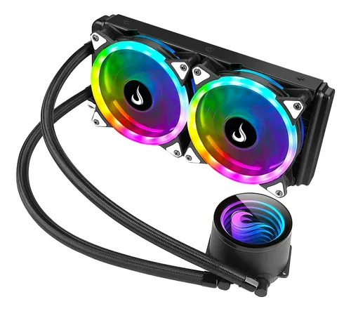 Imagem Water Cooler Gamer Rise Mode Argb Intel/amd 240mm Preto