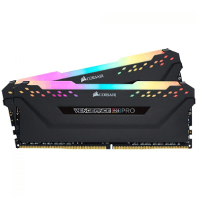 Imagem Memória DDR4 Corsair Vengeance RGB Pro 32GB (2x16GB) 3600MHz BLack CMW32GX4M2D3600C18