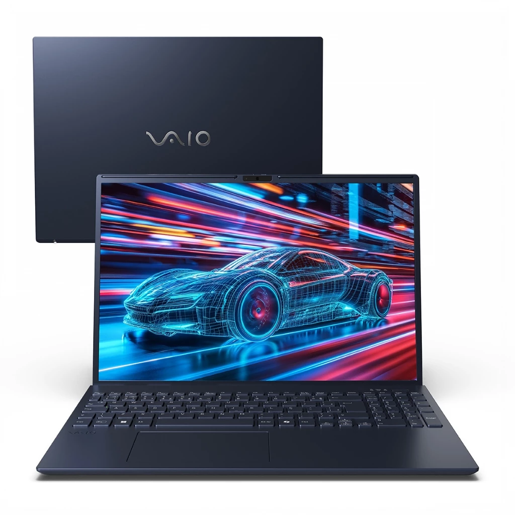 Imagem Notebook VAIO FE16 AMD® Ryzen 7-5825U Linux 8GB RAM 512GB SSD 16" IPS WUXGA - Cinza