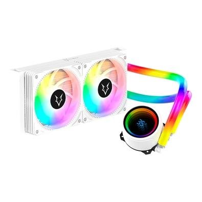 Imagem Water Cooler Husky Icy Comet, Iluminação ARGB, 240mm, AMD e Intel, Branco - HWT650BR