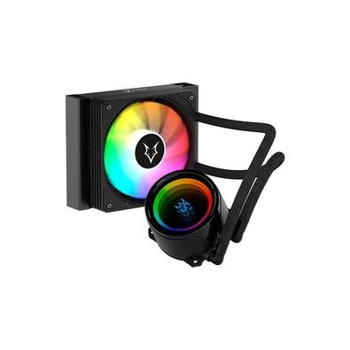 Imagem Water Cooler Husky Glacier, Iluminação ARGB, 120mm, AMD e Intel, Preto