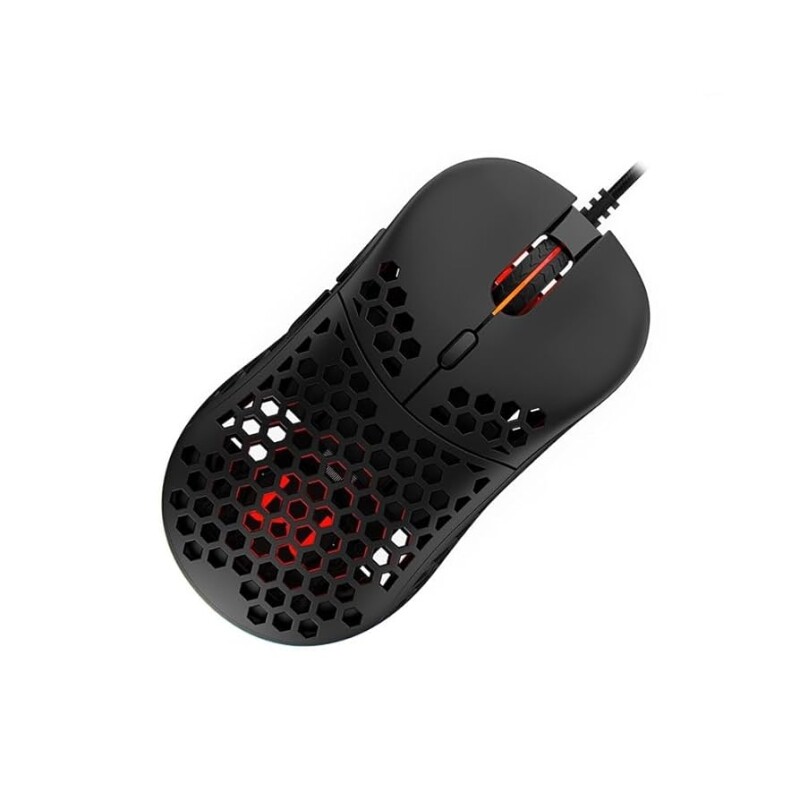 Imagem Mouse Gamer Hive 8 Botões RGB 16000DPI Sensor Pixart 3389 Warrior - MO398