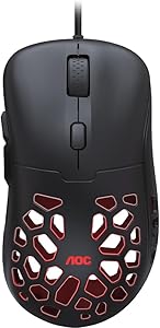 Imagem Mouse Gamer AOC GM510 Ultralight 58g 16.000 DPI RGB com 6 Botões e Macro Manager