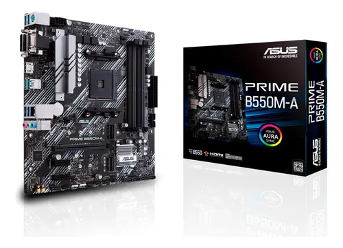 Imagem Placa-Mãe Asus Prime B550M-A AM4 DDR4 