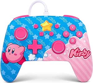 Imagem Controle com fio Power A para Nintendo Switch - Kirby