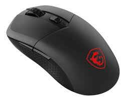 Imagem Mouse Gamer MSI Versa 300 Wireless, RGB, 8000 DPI, 6 Botões - Preto