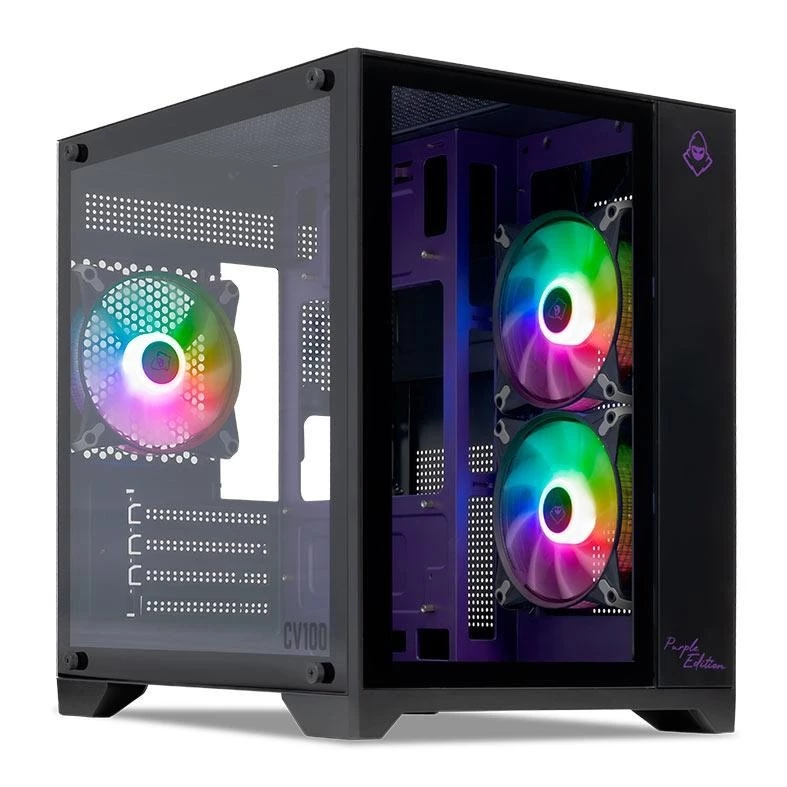 Imagem Gabinete Gamer Mancer CV100 Purple Edition