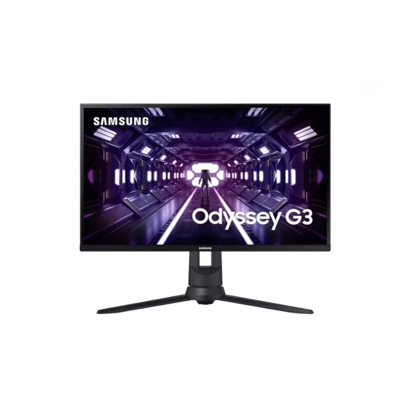 Imagem Monitor Gamer Samsung Odyssey 24" FHD 144 Hz 1ms com ajuste de altura HDMI DP VGA Freesync Preto Série G3
