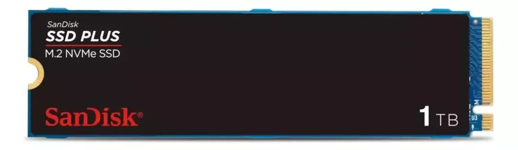 Imagem SSD Sandisk M.2 1TB Plus NVME 2280