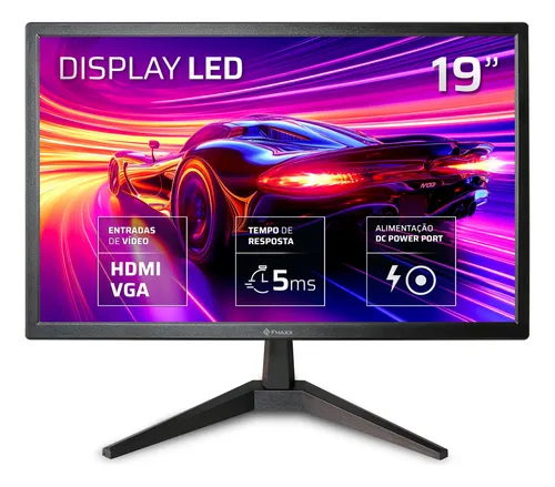 Imagem Monitor Fmaxx MQ19V 19" LED com HDMI/VGA