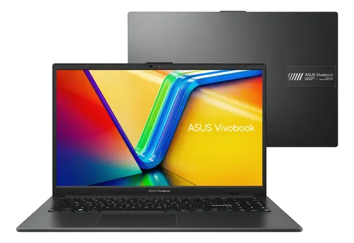 Imagem Notebook ASUS Vivobook Go 15 E1504 AMD RYZEN 5 7520U 8GB Ram 256GB SSD Linux KeepOS 15,6” FHD Black E1504FA-NJ731