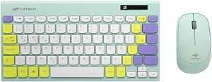 Imagem Combo Sem Fio C3Tech K-W71GN com Teclado TKL e Mouse – Layout ABNT2, Preto