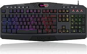 Imagem Teclado Membrana Gamer Harpe 2 RGB – Preto