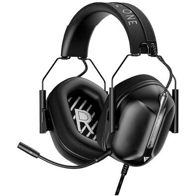 Imagem Headset Gamer Force One Luna Isolamento Acústico Passivo Multiplataforma Plug De 35mm P3 Preto - FR.AU.LU.01
