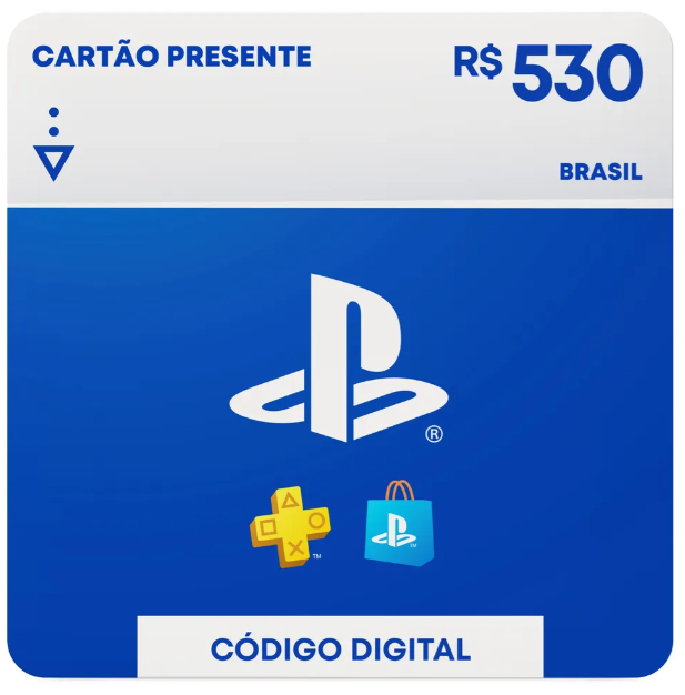 Imagem Gift Card PlayStation Store - R$ 530 