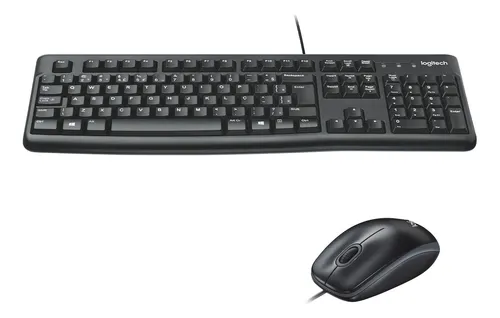 Imagem Combo Teclado e Mouse com Fio USB Logitech MK120 – Layout ABNT2