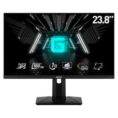 Imagem Monitor Gamer MSI G244PF E2 24" FHD, Tela Flat, IPS, 180hz, 1ms, DP e HDMI, Anti-reflexo, Preto - 9S6-3BB49H-013