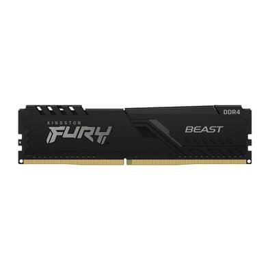 Imagem Memória RAM Kingston Fury Beast, 8GB, 3200MHz, DDR4, CL16, Preto - KF432C16BB/8