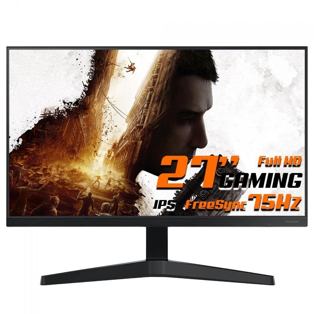 Imagem Monitor Gamer Samsung T35F, 27 Pol, Full HD, IPS, HDMI/VGA