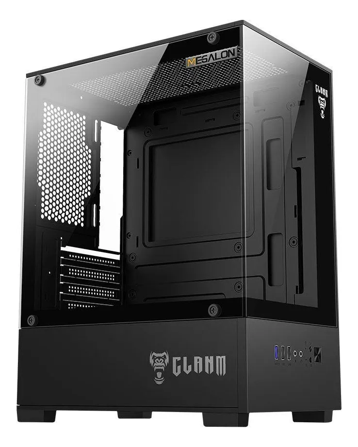 Imagem Gabinete Gamer Mid Tower Preto para Placa-mãe Micro ATX/ITX