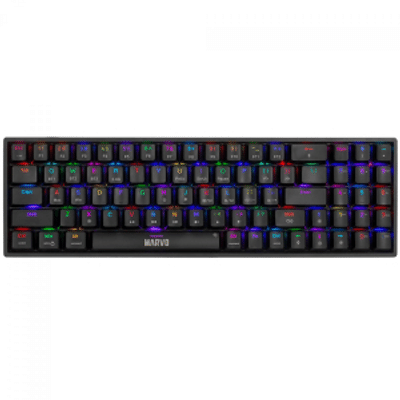 Imagem Teclado Mecânico Gamer Marvo KG956W RGB USB/Wireless/Bluetooth Marvo Switch ANSI TKL Black