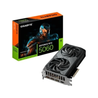 Imagem Placa de Vídeo Gigabyte RTX 5060 WINDFORCE OC 8G NVIDIA GeForce 8GB GDDR7 128bits DLSS Ray Tracing - GV-N5060WF2OC-8GD