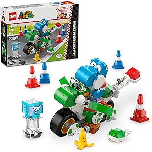 Imagem LEGO Super Mario Mario Kart – Moto Yoshi 72031