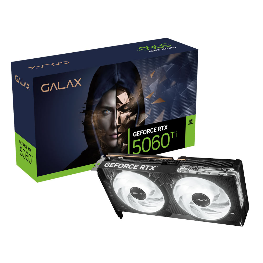 Imagem Placa de Video NVIDIA Geforce Galax RTX5060 1 Click OC 2X 8GB - 128 Bits - HDMI/3X Displayport - 56NSN8MDDCOC