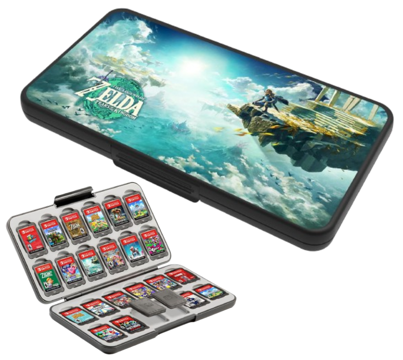 Imagem Case Game Traveler para Cartuchos Nintendo Switch (Até 24 jogos) - The Legend of Zelda Tears of the Kingdom 