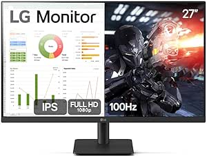 Imagem Monitor Gamer LG 27MS500 27" IPS FHD 100Hz 2x HDMI