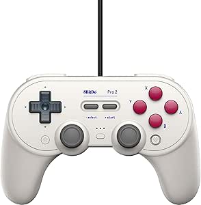Imagem Controle com fio 8BitDo Pro 2 - Edição G Glassic