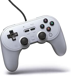 Imagem Controle com fio 8BitDo Pro 2 - Branco