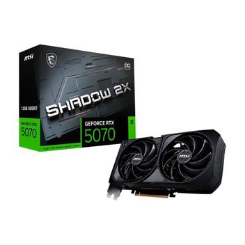 Imagem Placa de Vídeo MSI RTX 5070 12G Shadow 2x OC Nvdia Geforce, 12GB, GDDR7, OpenGL 4.6, G-SYNC - G5070-12S2C