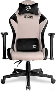 Imagem Cadeira Gamer TGT Heron TX Tecido - Preto e Cinza 