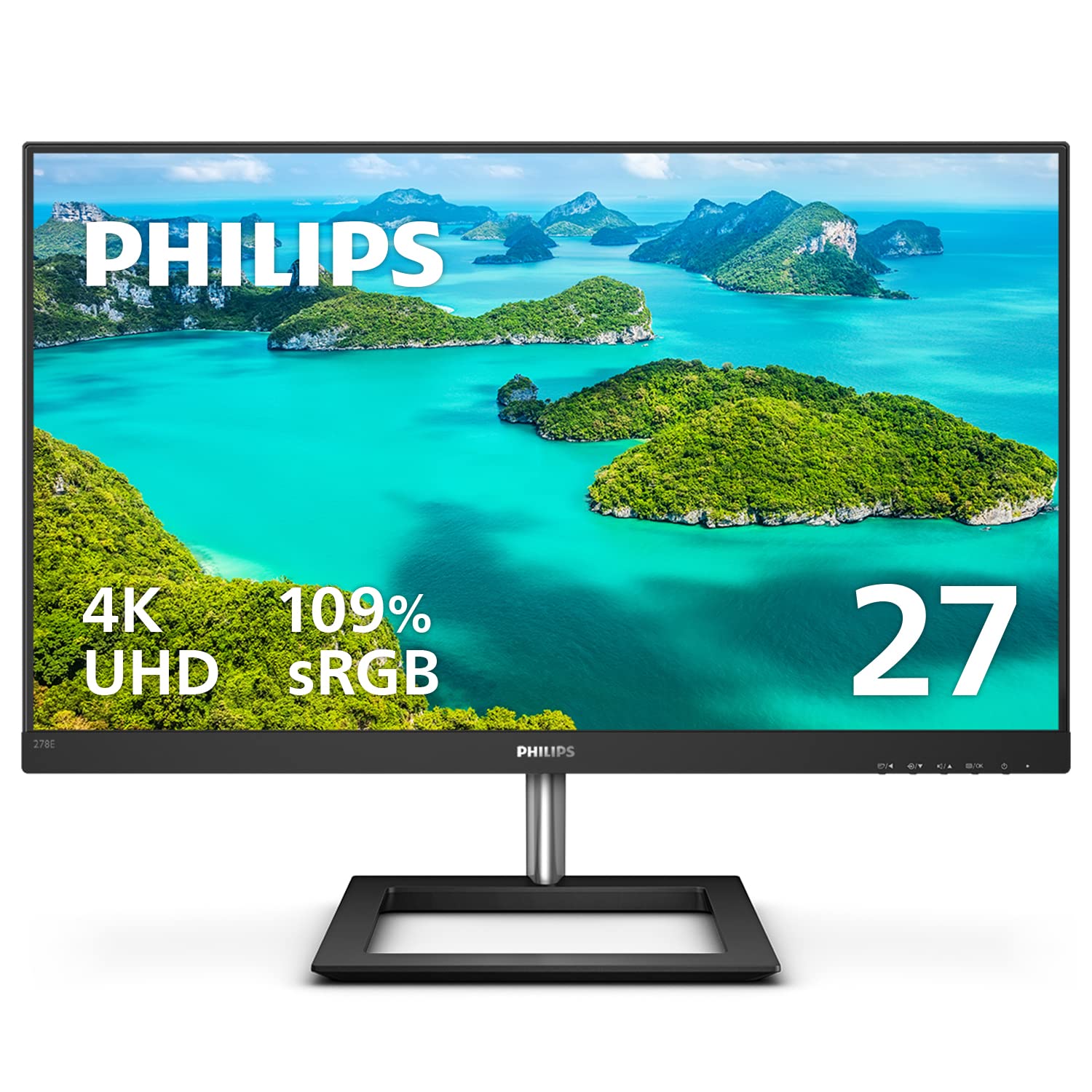 Imagem Monitor Philips 27" 4K IPS – 278E1A
