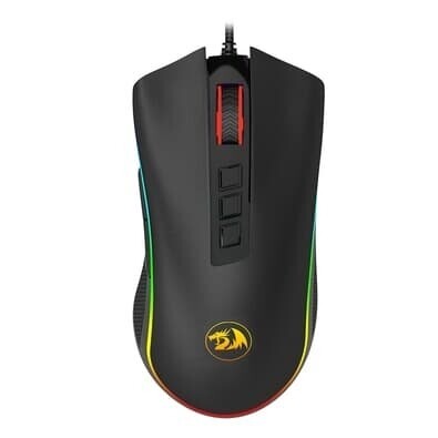 Imagem Mouse Gamer Redragon Cobra Chroma RGB 12400 DPI 8 Botões Preto - M711