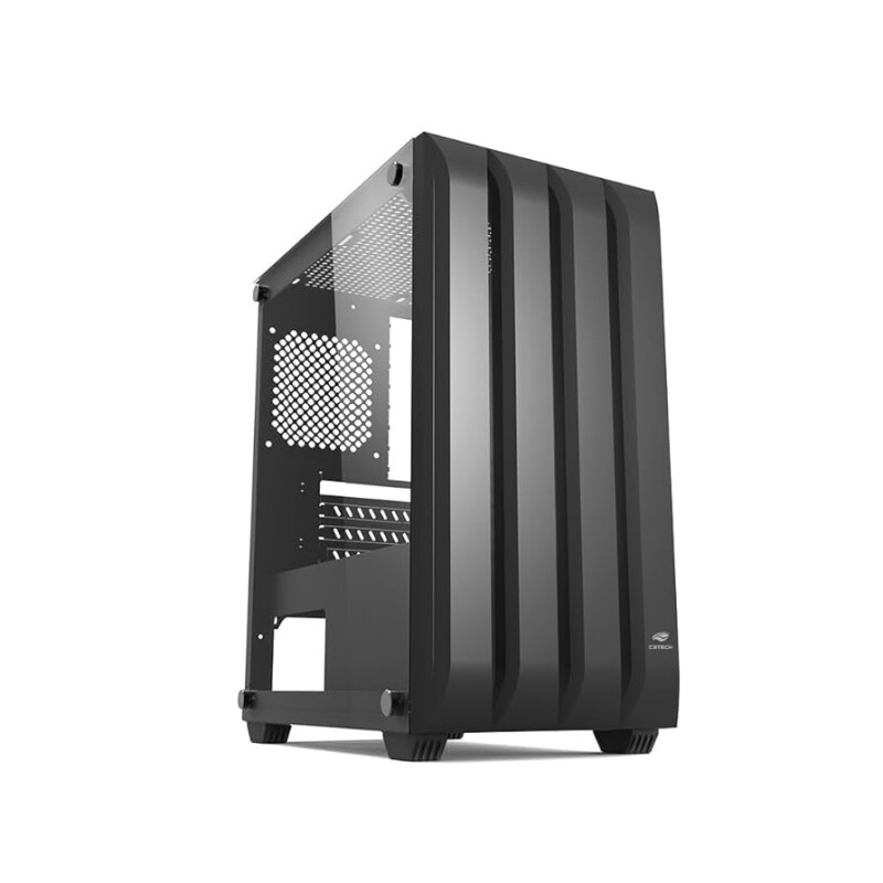 Imagem Gabinete C3Tech MT-G100BK Gamer com lateral em vidro temperado filtro magnético anti-poeira